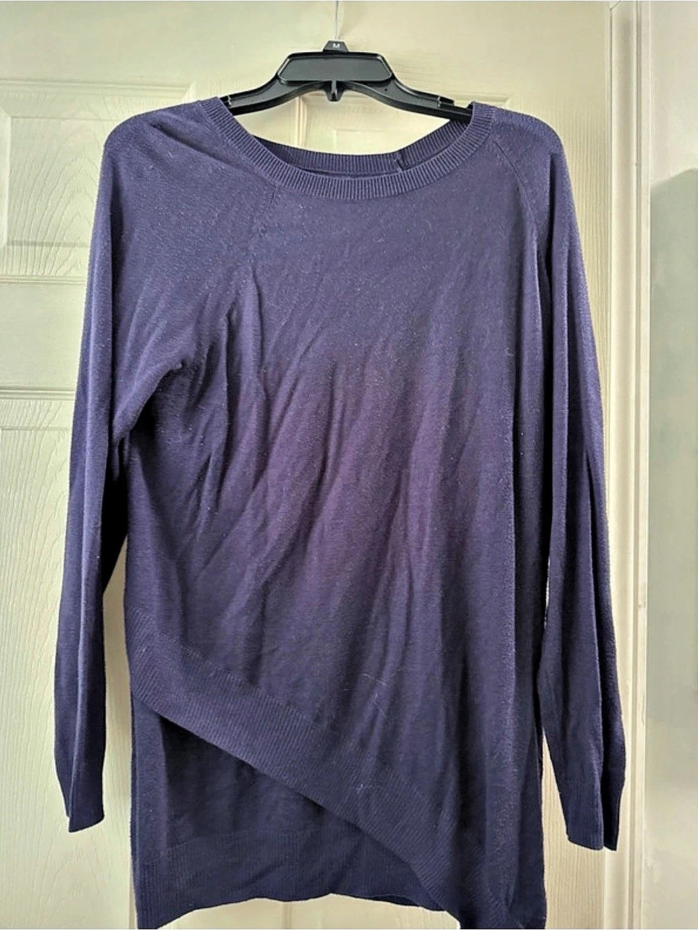Apt 9 Asymmetrical Tunic Sweater Purple